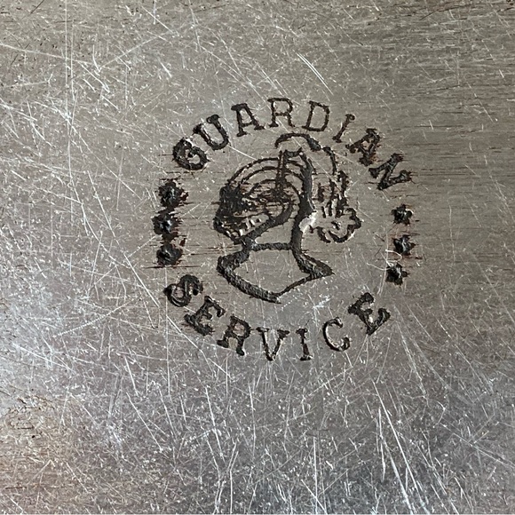 Vtg Guardian Service Aluminum Set 9.5” Round Breakfast Fryer Cookware Glass Lid - Picture 11 of 16